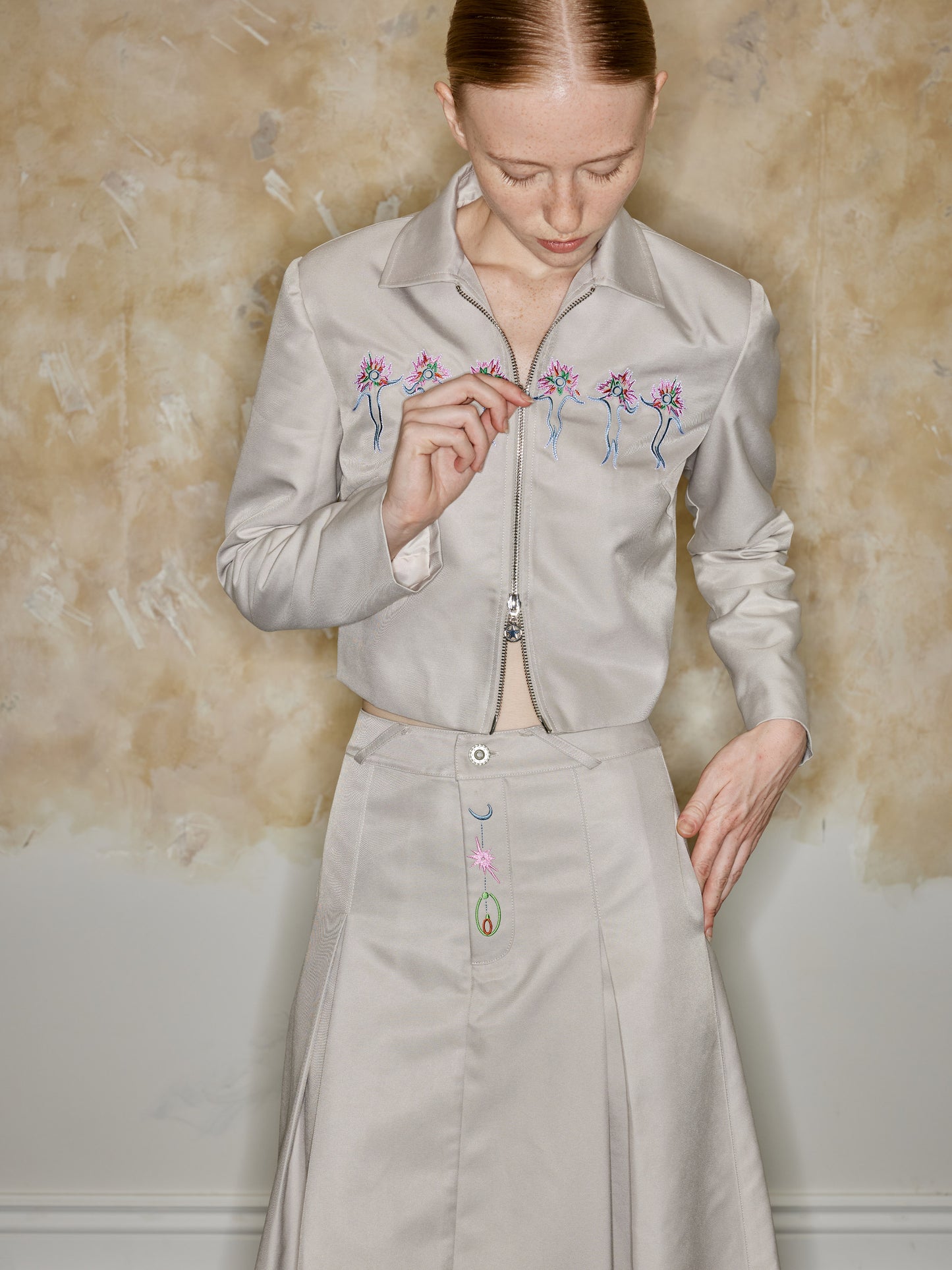 Grey Sparkle Suit Jacket